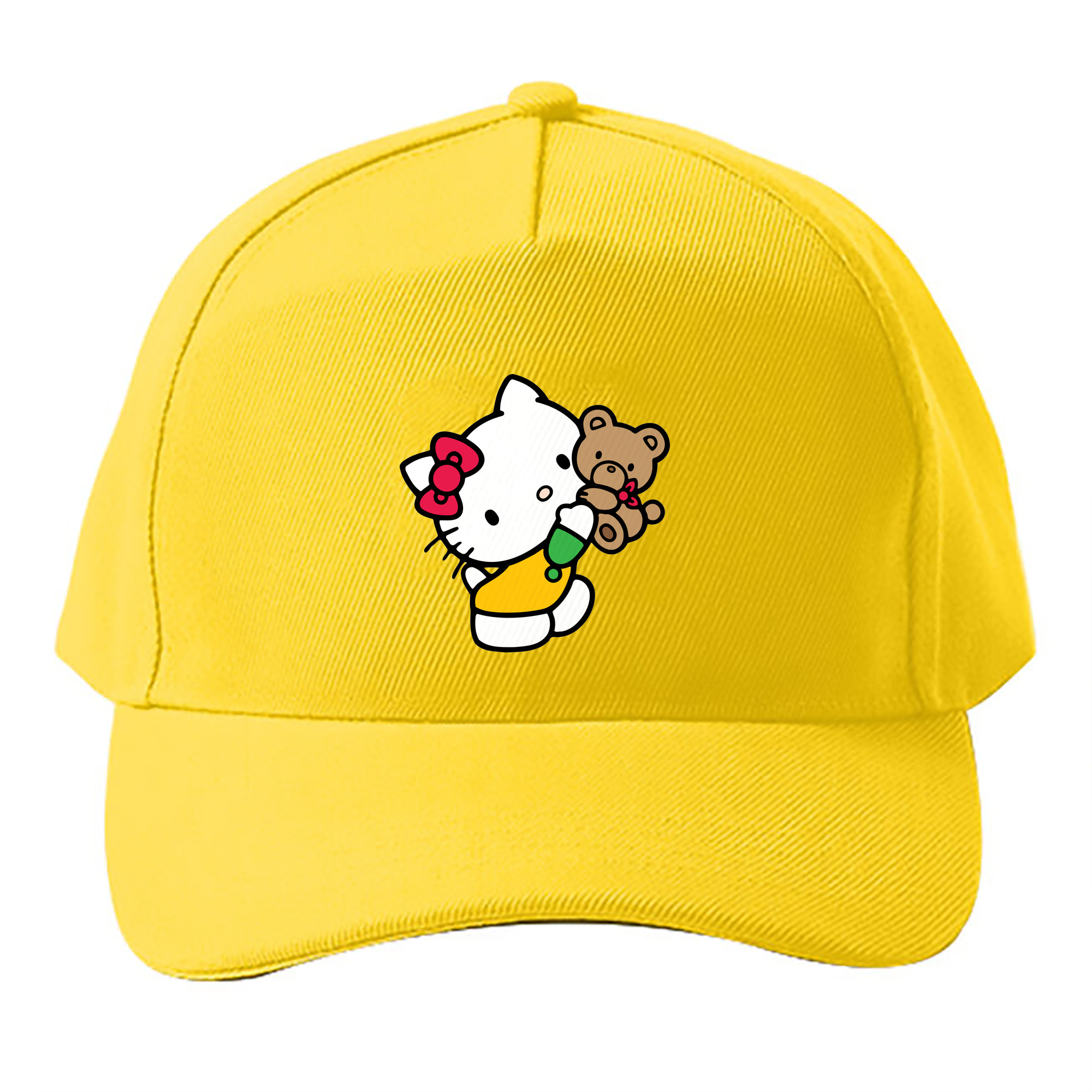 （画像用） Hello Kitty ハローキティ ベースボールキャップ 綿100％ 男女兼用 帽子 スポーツ